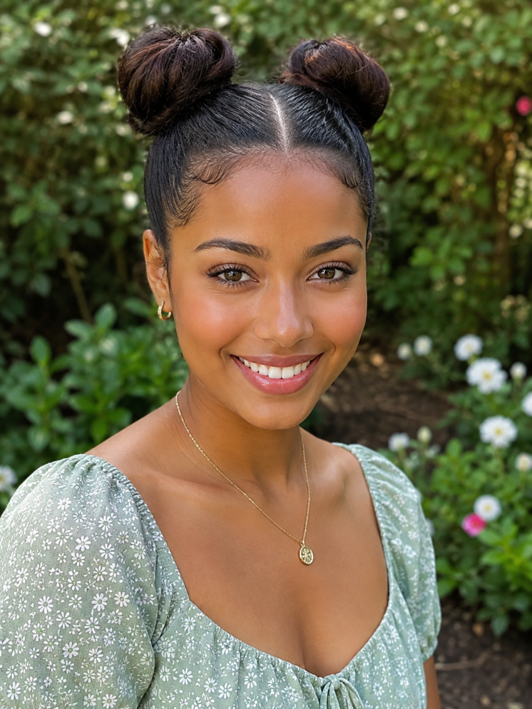 15 Space Buns Hairstyles