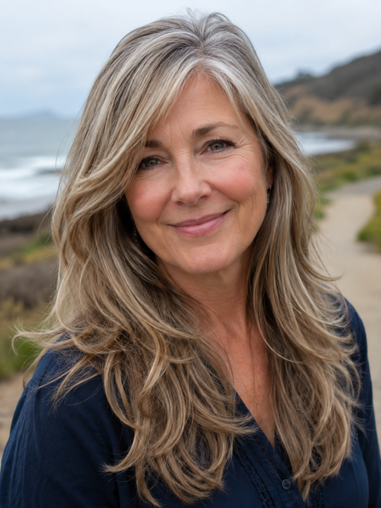 16 Long Layered Hairstyles For Women Over 50