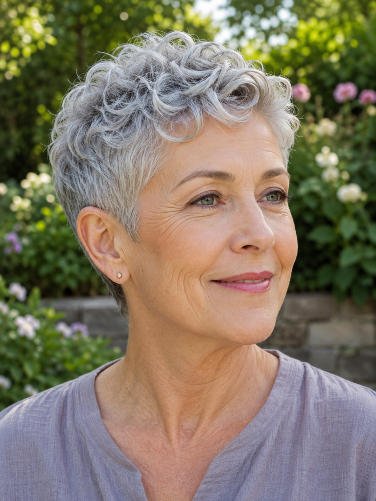 17 Short Wavy Hairstyles for Women Over 60