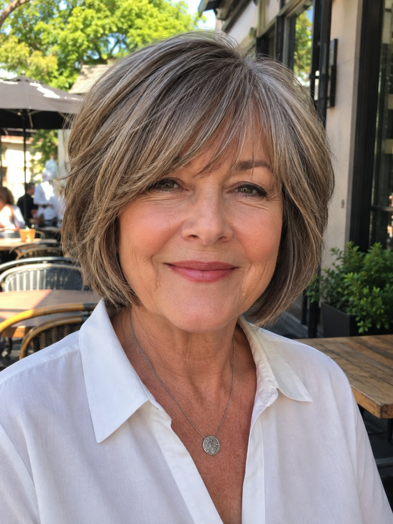 18 Layered Hairstyles For Women Over 60