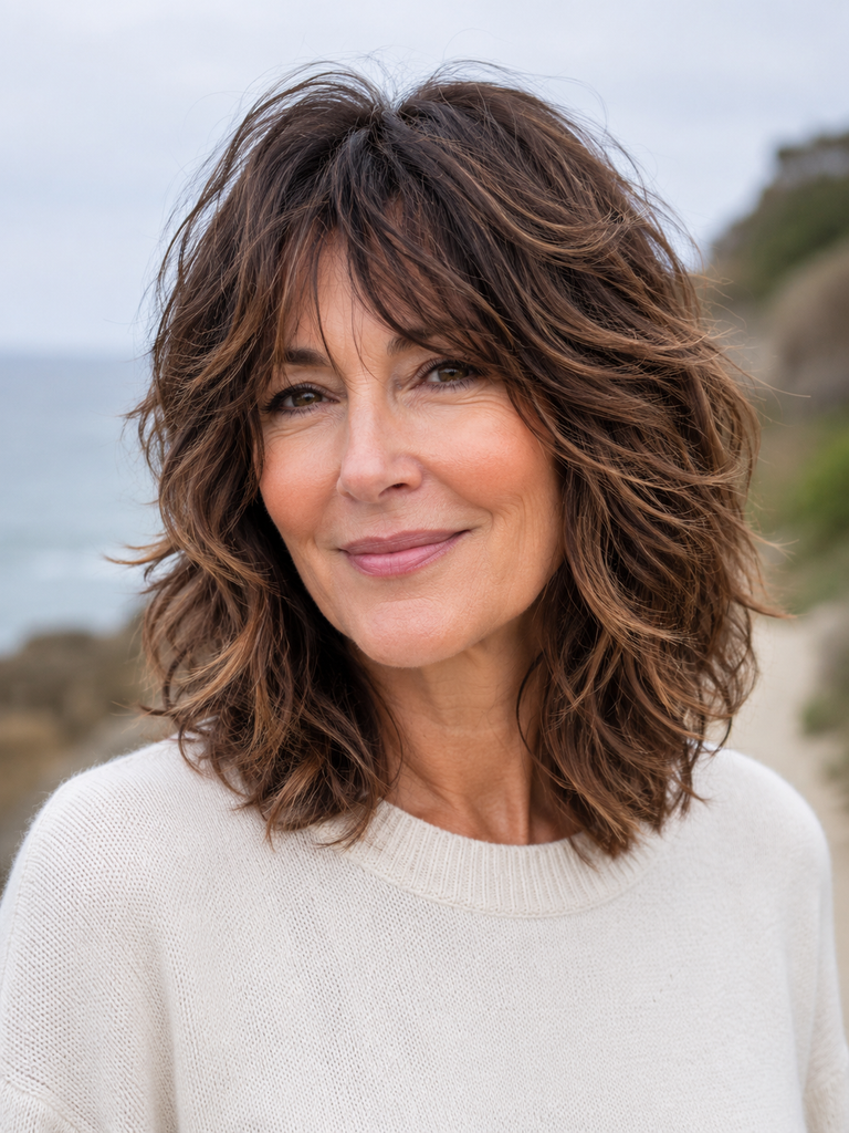  19 Wavy Hairstyles for Women Over 50