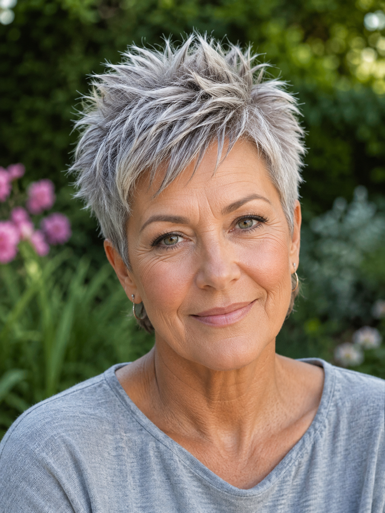 17 Choppy Hairstyles for Older Women