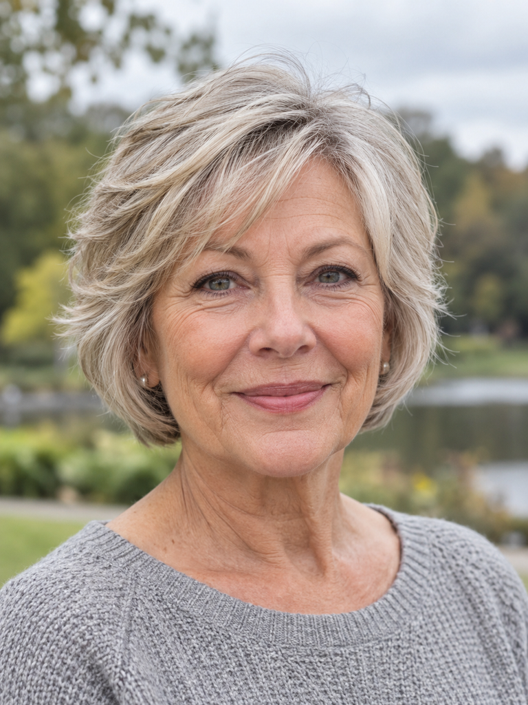 21 Short Layered Hairstyles That Flatter Older Women Most